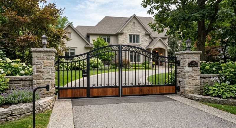 Driveway Fence Installation in Plano, TX